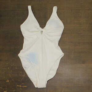 Robin Piccone Womens Ava Knot One Piece Swimsuit 221716 White 8